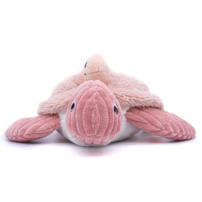 Peluche Tortuga Sauvenou Mamá y Bebé - Rosa