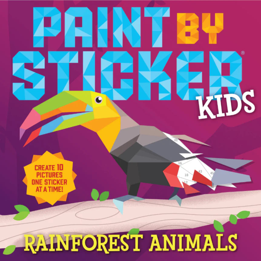 Pinta con Stickers: Animales de la selva