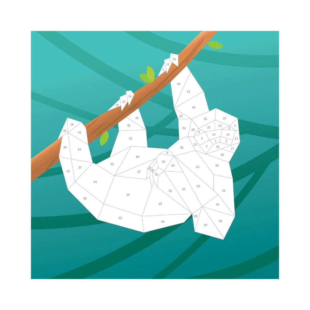 Pinta con Stickers: Animales de la selva