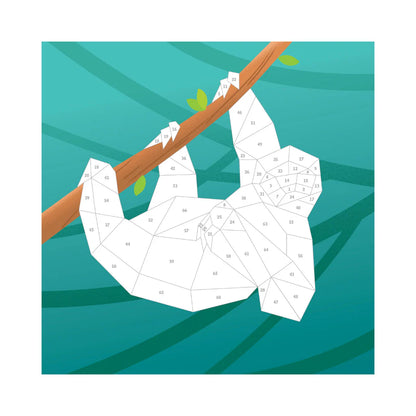 Pinta con Stickers: Animales de la selva