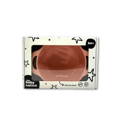 Bowl de Silicona con Succión Rosado