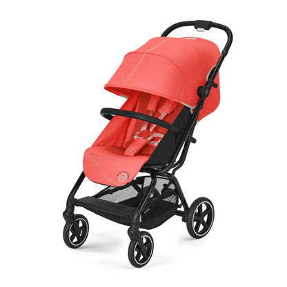 Coche de paseo Eezy S Plus 2 V3 - Black Hibiscus Red