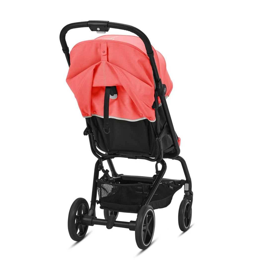 Coche de paseo Eezy S Plus 2 V3 - Black Hibiscus Red