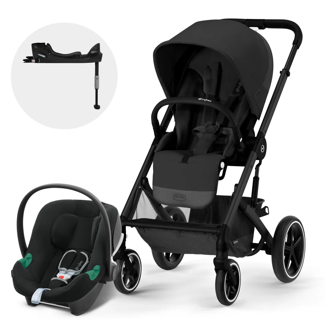 Travel System Balios S Lux 3.0 + Aton B2 + Base - Moon Black