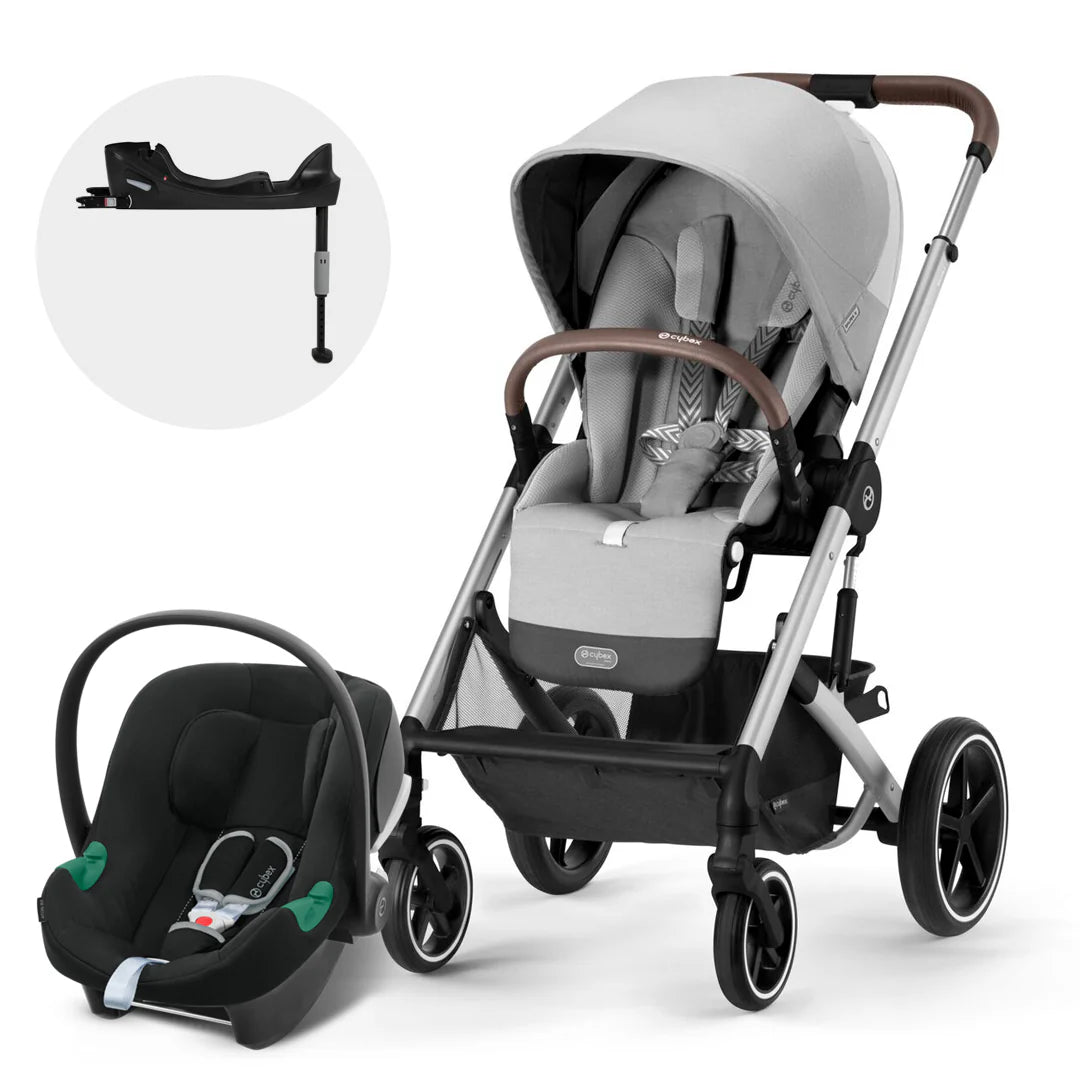 Travel System Balios S Lux 3.0 + Aton B2 + Base - Lava Grey