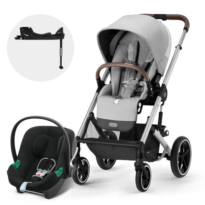 Travel System Balios S Lux 3.0 + Aton B2 + Base - Lava Grey