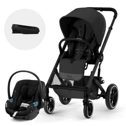 Travel System Balios S Lux 3.0 + Aton G + Base - Moon Black