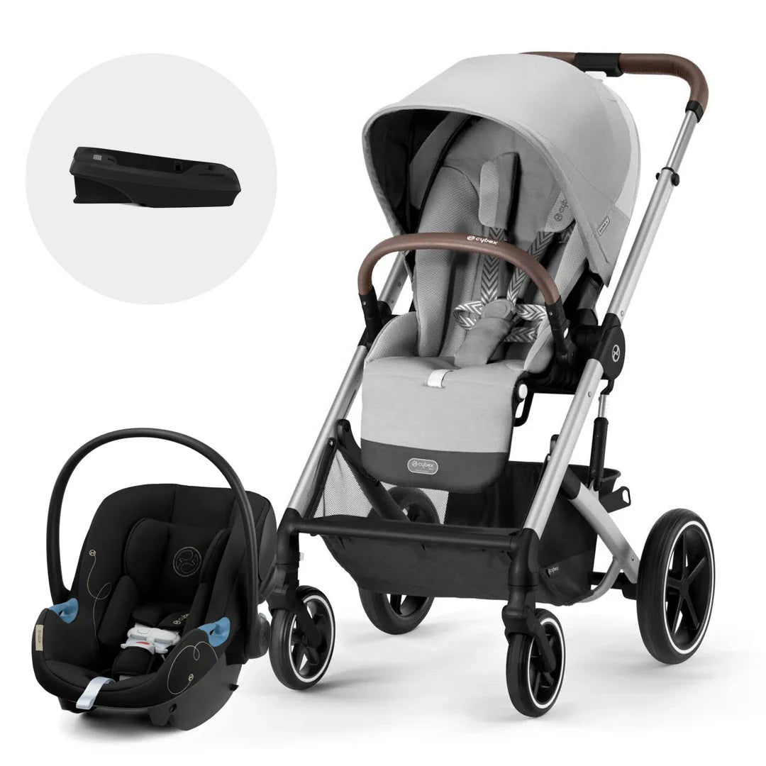 Travel System Balios S Lux 3.0 + Aton G + Base - Lava Grey