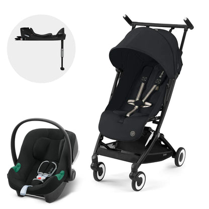 Travel System Libelle + Aton B2 + Base - Magic Black