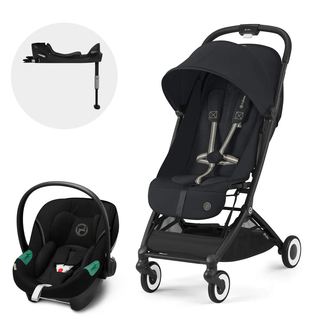 Travel System Orfeo + Aton S2 + Base BLK