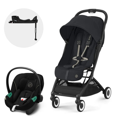 Travel System Orfeo + Aton S2 + Base BLK