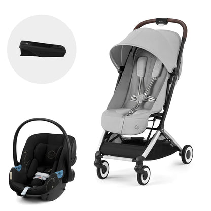 Travel System Orfeo + Aton G + Base Grey