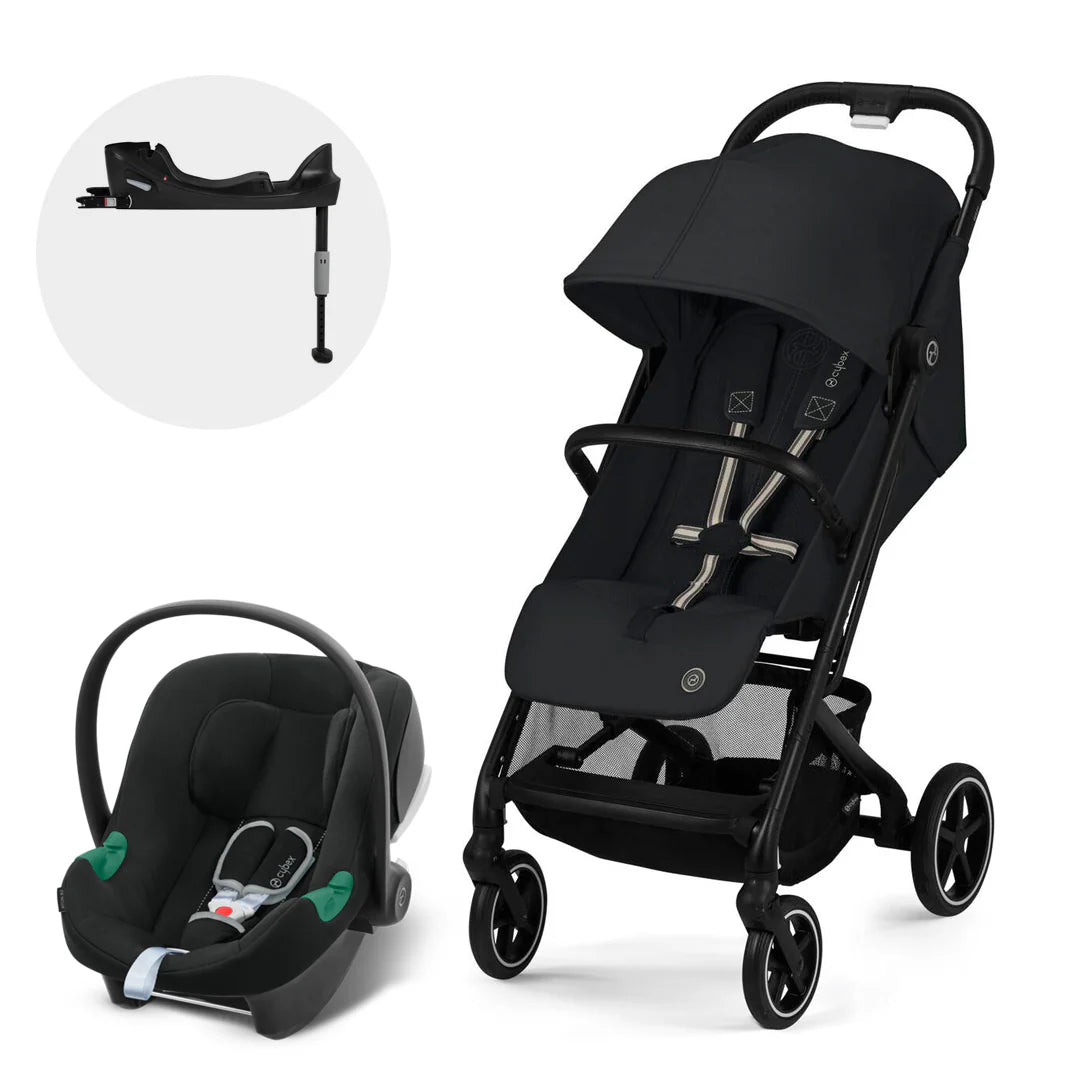 Travel System Beezy + Aton B2 + Base - Magic Black