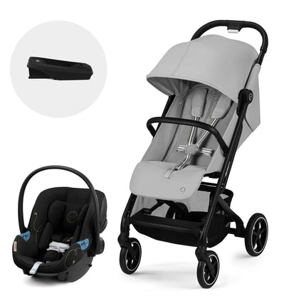 Travel System Beezy + Aton G + Base - Fog Grey