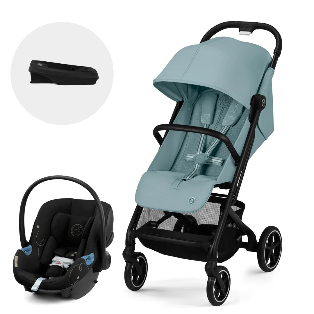 Travel System Beezy + Aton G + Base - Stormy Blue