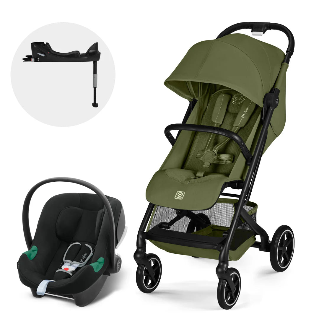 Travel System Beezy + Aton B2 + Base - Moss Green