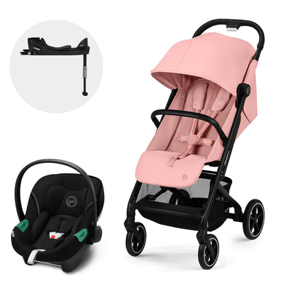 Travel System Beezy + Aton S2 + Base - Candy Pink