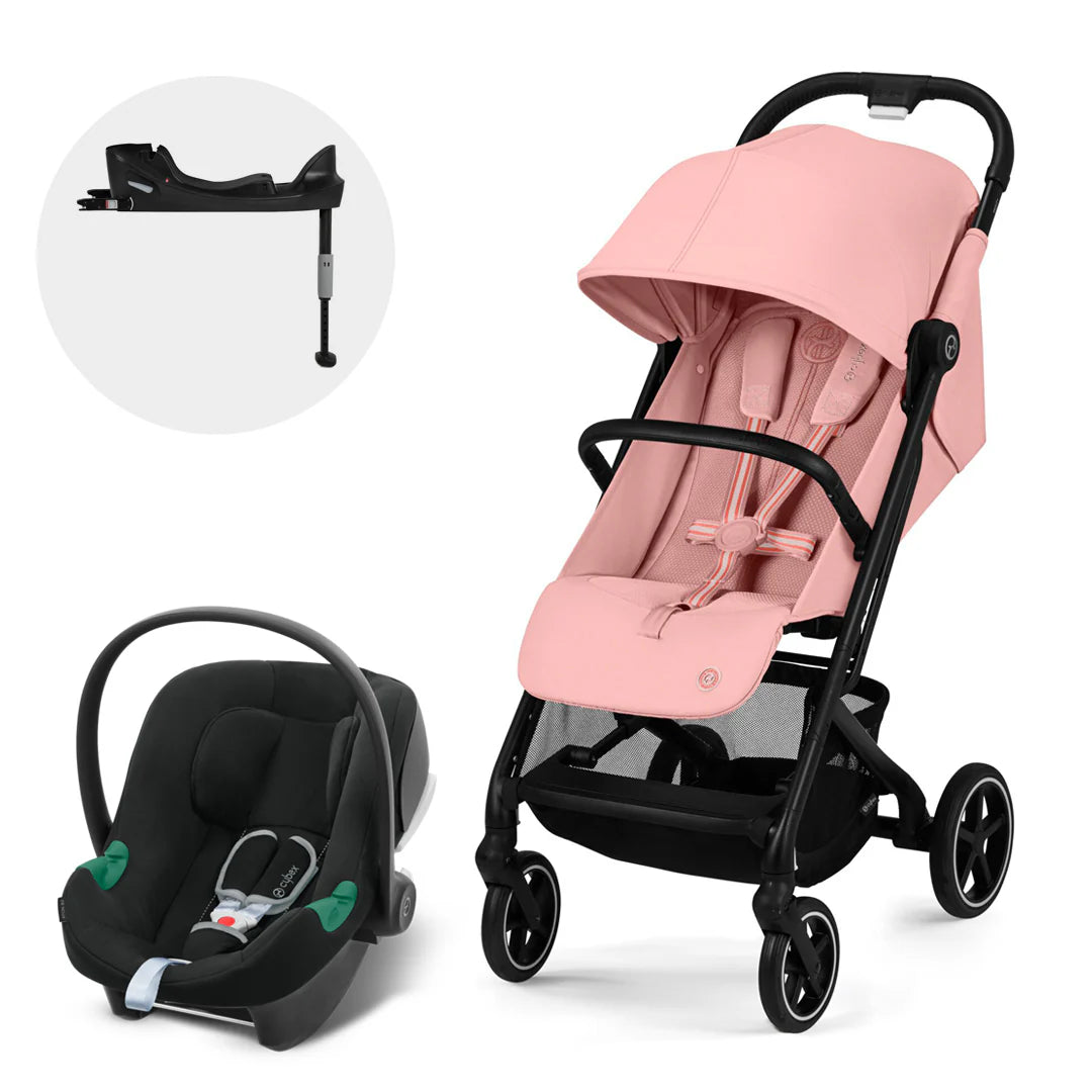 Travel System Beezy + Aton B2 + Base - Candy Pink