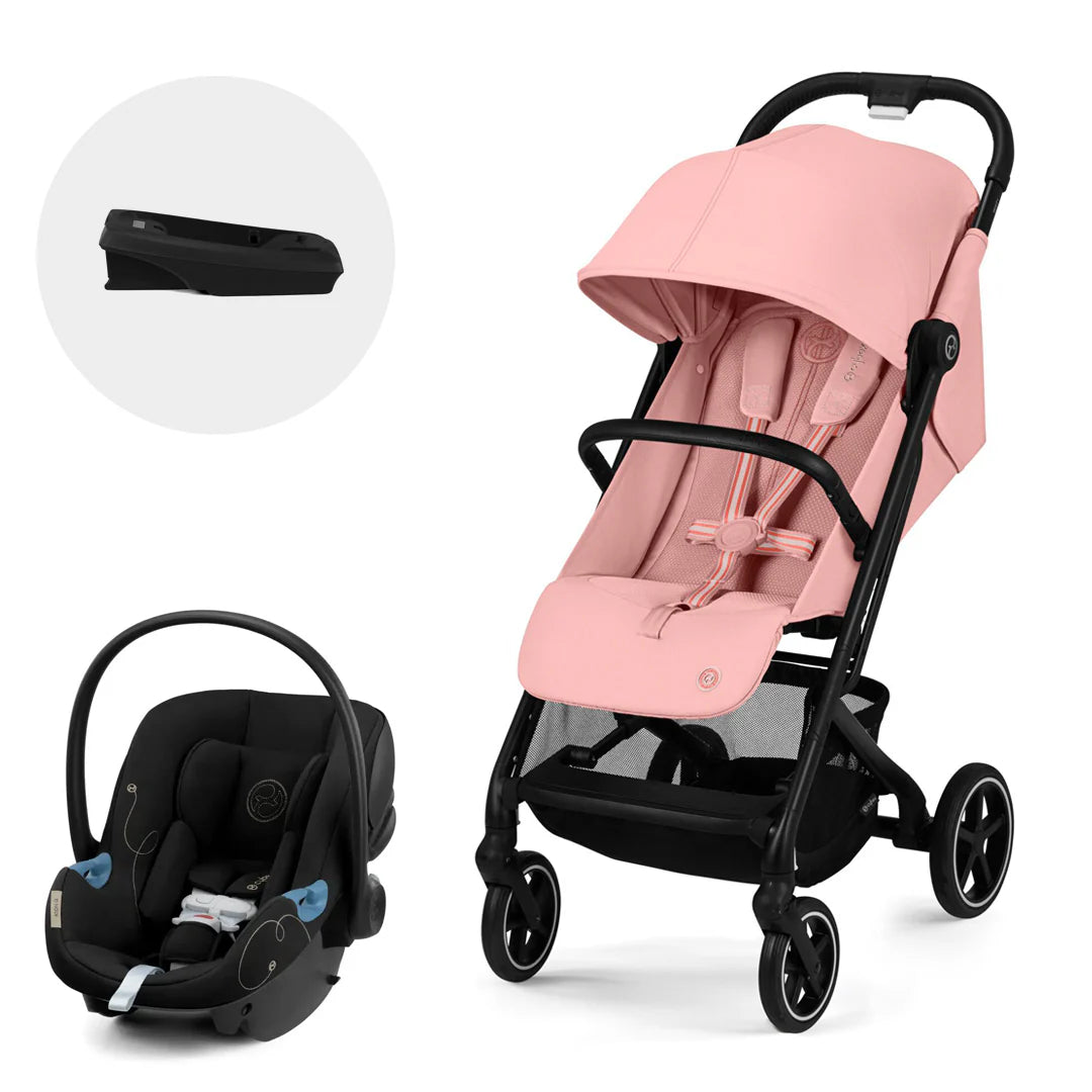 Travel System Beezy + Aton G + Base - Candy Pink