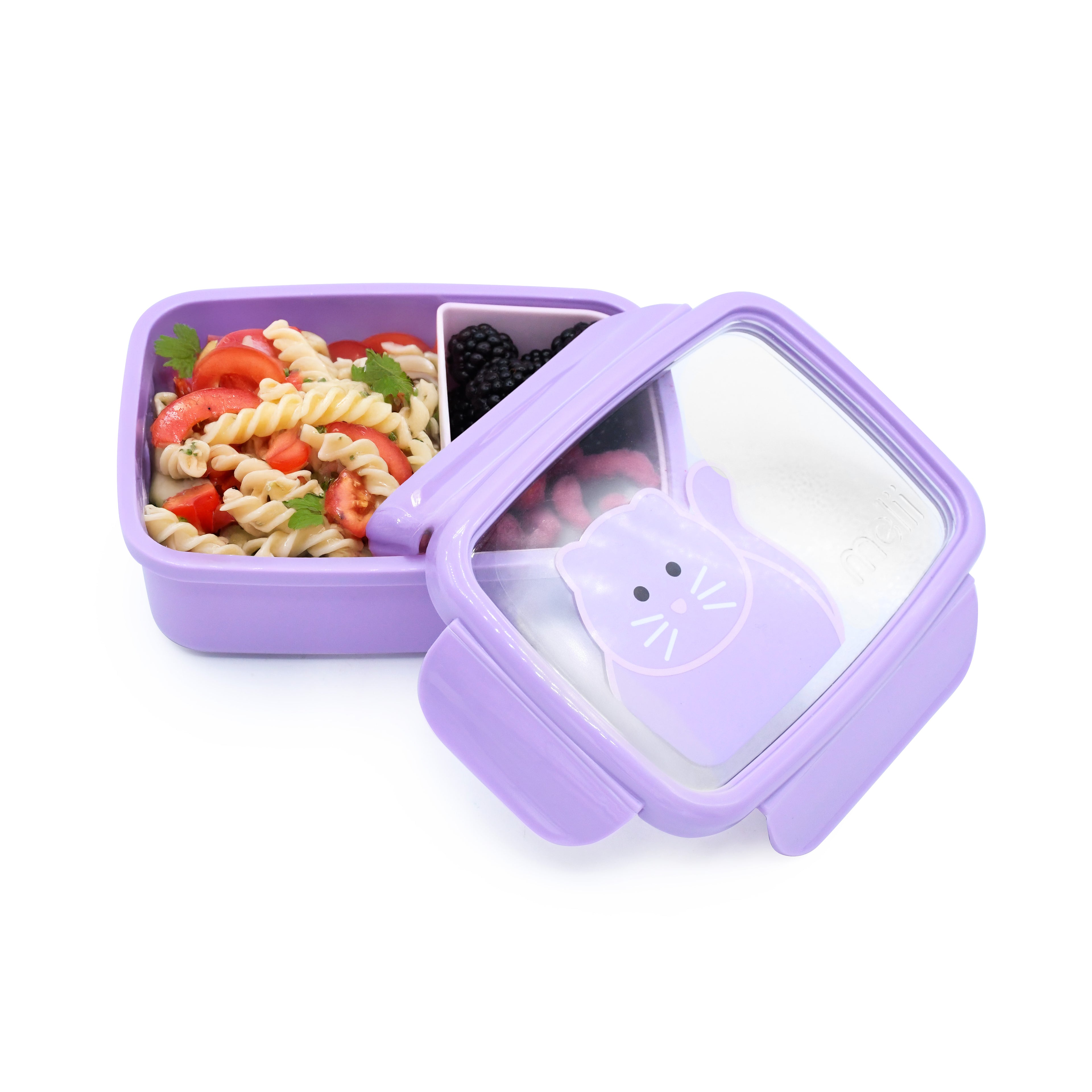 Lonchera bento box con compartimientos 880 ml - Gato