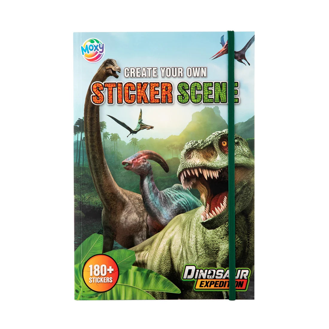 Crea tu Propia Escena de Stickers Dinosaurio