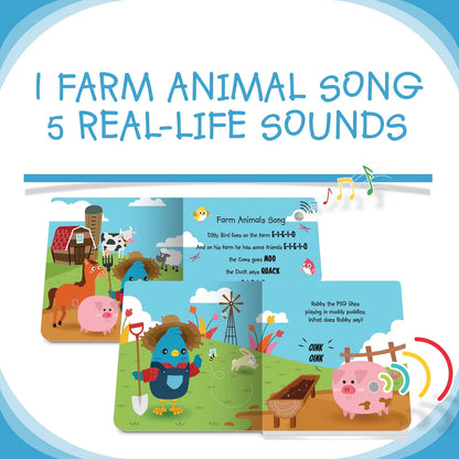 Libro Interactivo Musical Farm Animal Sounds