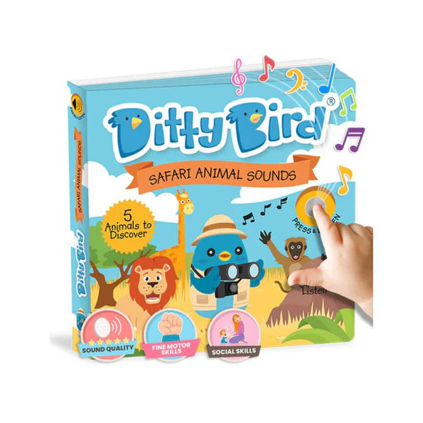 Libro Interactivo Musical Safari Animal Sounds