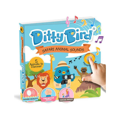 Libro Interactivo Musical Safari Animal Sounds
