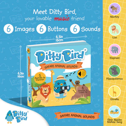 Libro Interactivo Musical Safari Animal Sounds