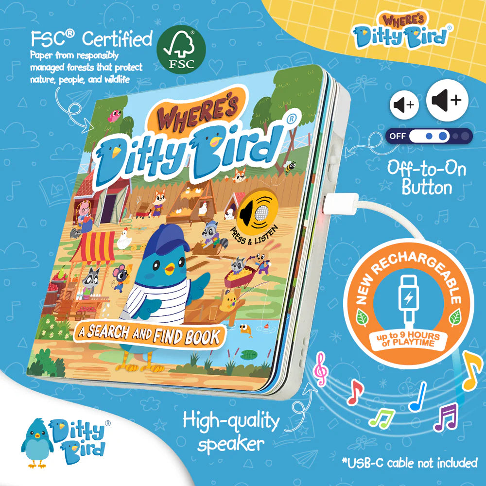 Libro Musical Wheres - Ditty Bird