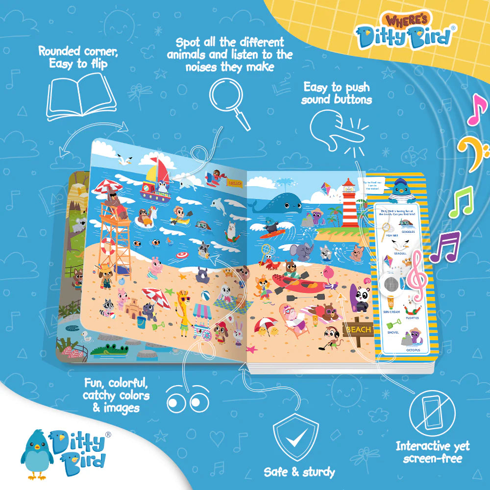 Libro Musical Wheres - Ditty Bird