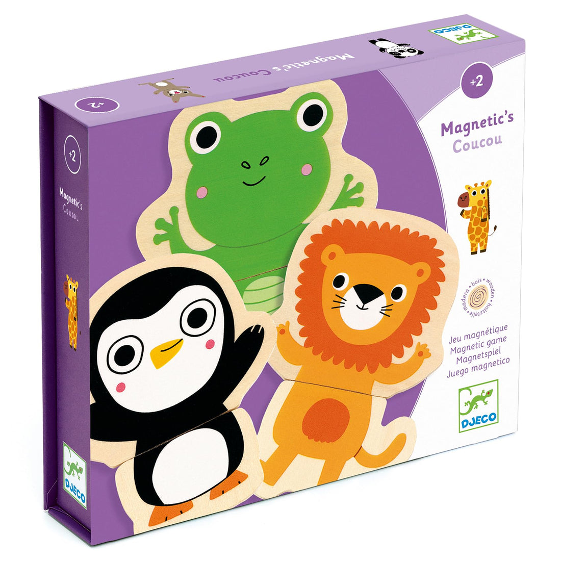 Juego de madera magnético Coucou