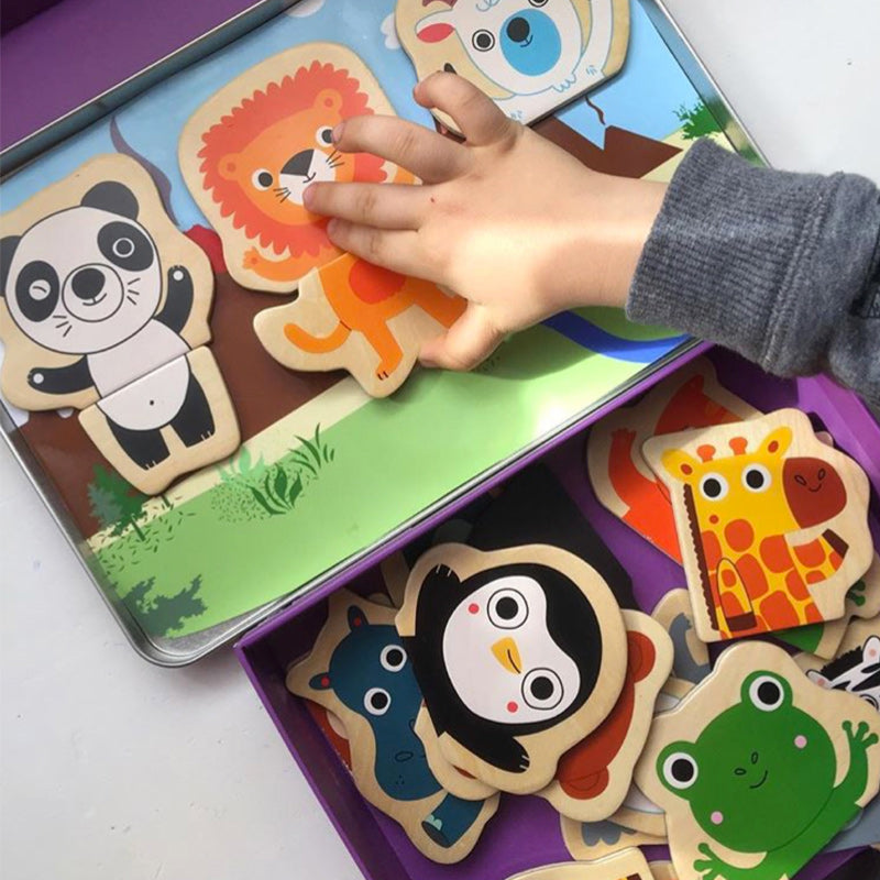 Juego de madera magnético Coucou