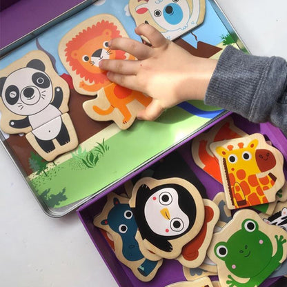 Juego de madera magnético Coucou