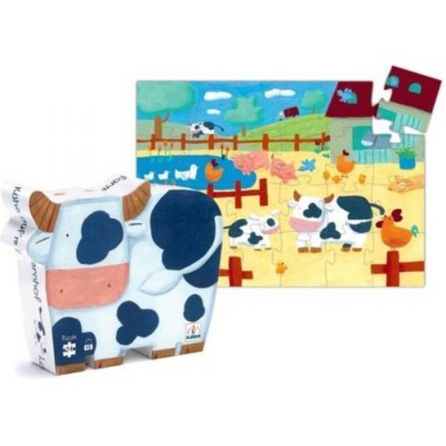 Puzzle La Vaca en la Granja 24 Piezas