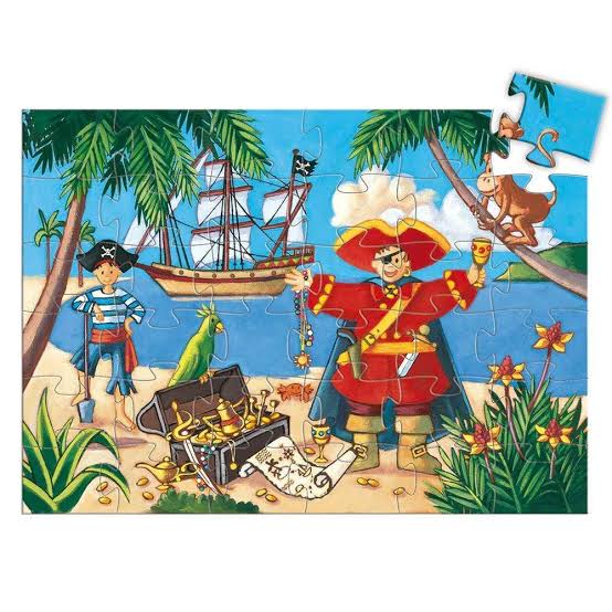 Puzzle El Pirata y su Tesoro 36 piezas