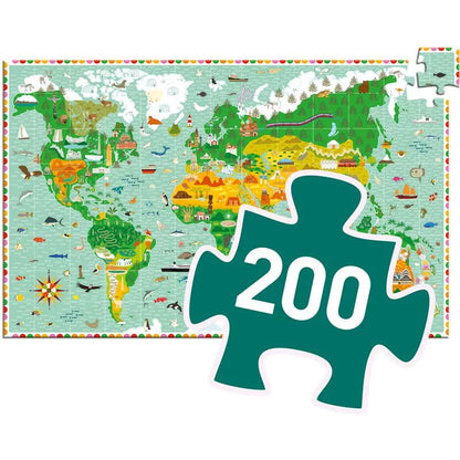 Puzzle Observación Al rededor del mundo 200 piezas