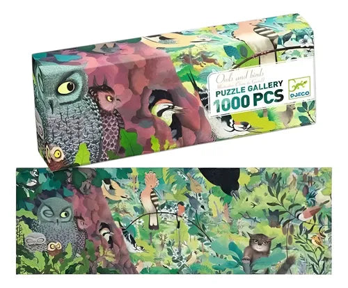 Puzzle Búhos y pájaros 1000 pcs