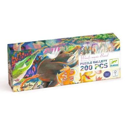 Puzzle Banda musical del bosque 200 piezas