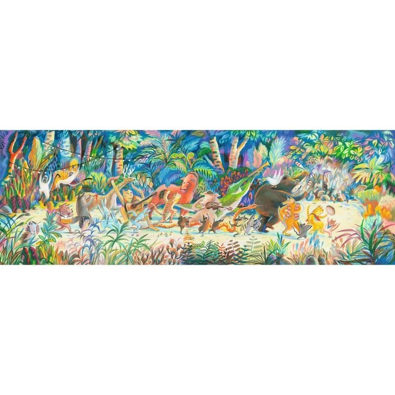 Puzzle Banda musical del bosque 200 piezas