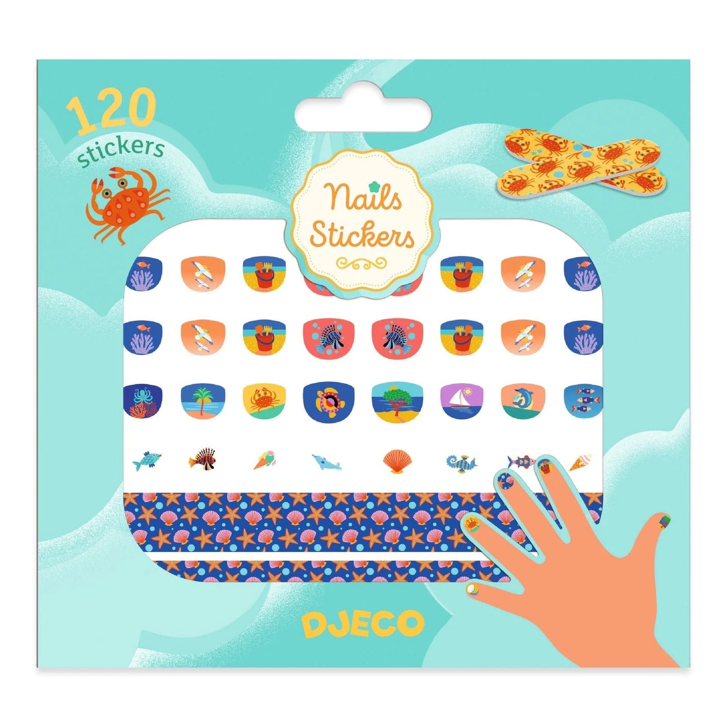 Stickers para uñas de mar
