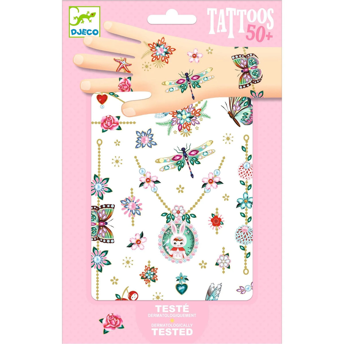 Tatuajes temporales Las joyas de Fiona
