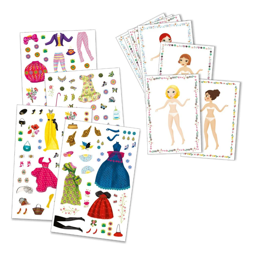 Stickers y Muñecas de Papel Masive Fashion