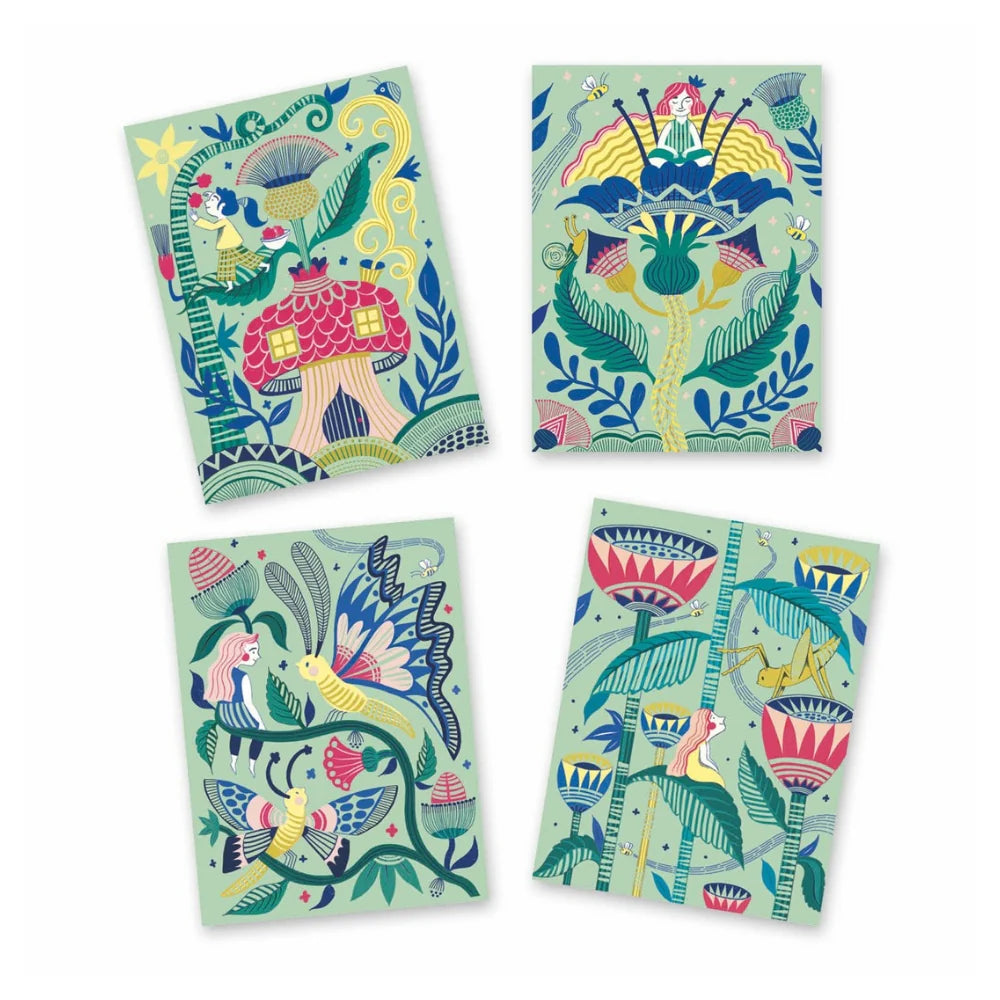 Láminas para Raspar en Colores Pastel