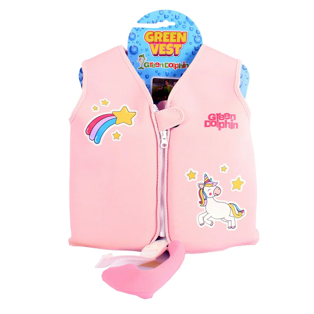 Chaleco Flotador Infantil Unicornio Palorosa 19 a 30 kg