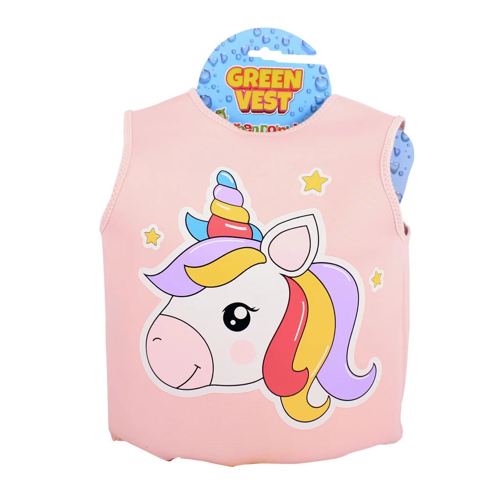 Chaleco Flotador Infantil Unicornio Palorosa 19 a 30 kg