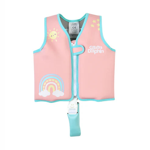 Chaleco Flotador Infantil Arcoíris Palorosa 19 a 30 kg