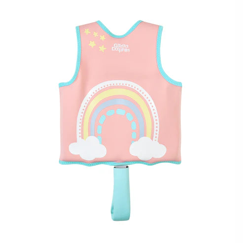 Chaleco Flotador Infantil Arcoíris Palorosa 19 a 30 kg