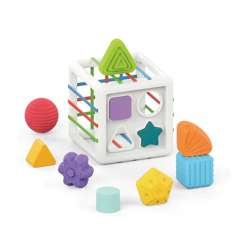 Cubo de Encaje y Sensorial Montessori