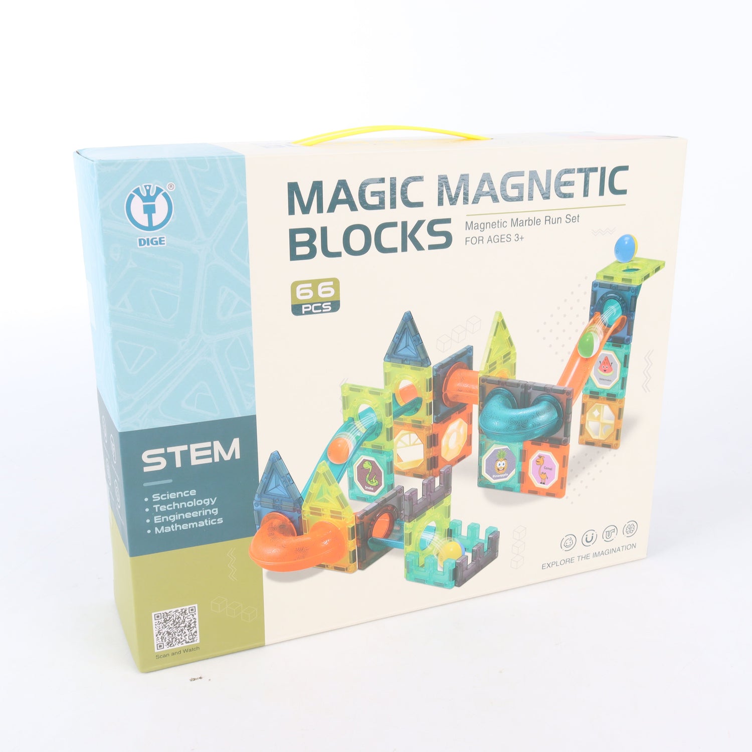 Bloques Magnéticos Tobogán. 66 Piezas